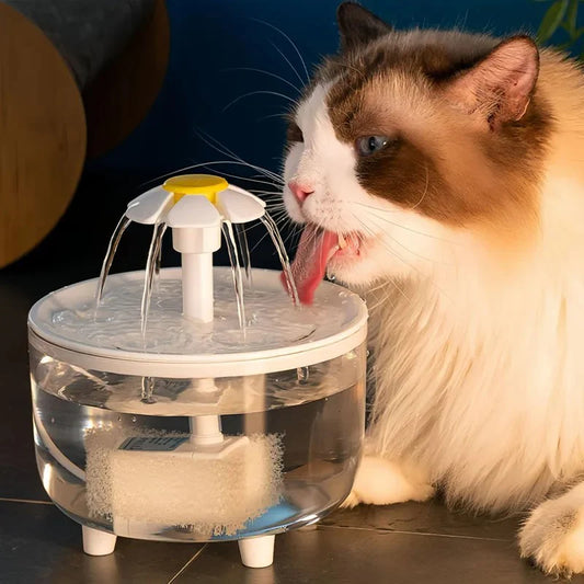 5V USB Powered Whisper-Quiet Automatic Pet Water Fountainfor Cats Dog - Food-Grade Pp Material, Low Voltage Operation