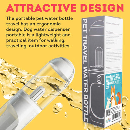 Portable Pet Water Bottle Dispenser